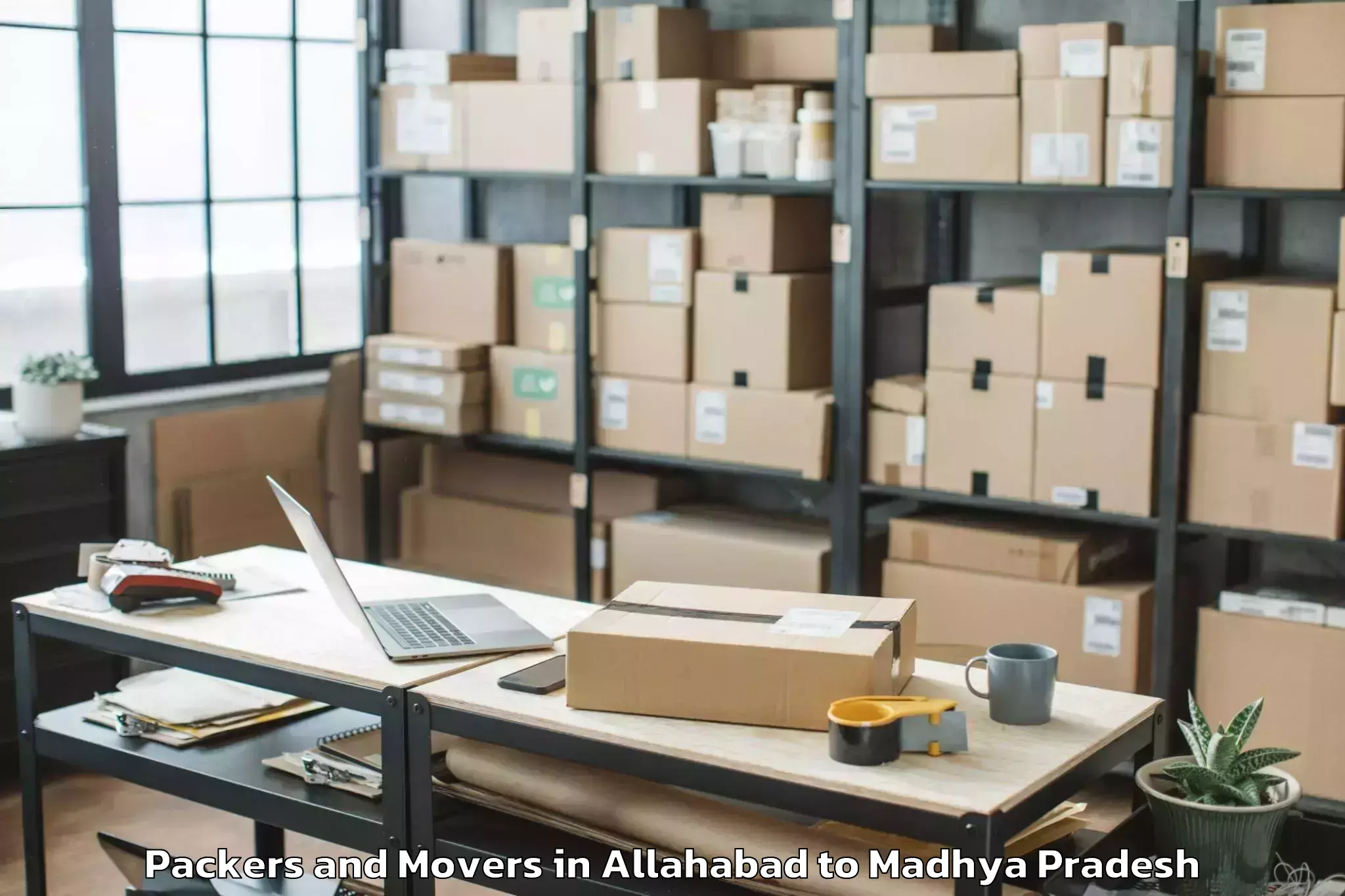 Hassle-Free Allahabad to Dewas Packers And Movers